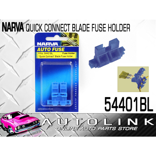 NARVA 54401BL QUICK CONNECT INLINE STANDARD ATS BLADE FUSE HOLDER 20A RATING