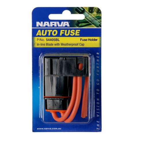 Narva 54405BL In-line Waterproof Standard ATS Blade Fuse Holder - Amp Rating 30A