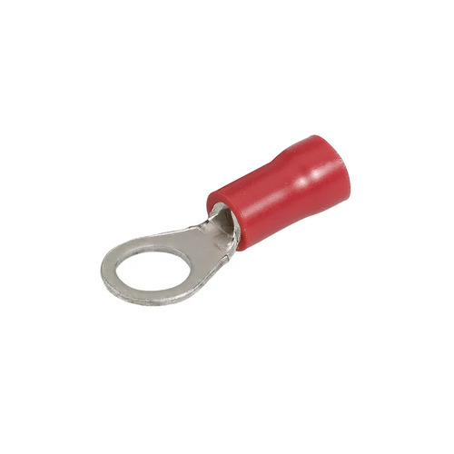 NARVA CRIMP TERMINALS RING EYELET INSULATED RED 2.5 - 3mm WIRE 5mm HOLE QTY 25