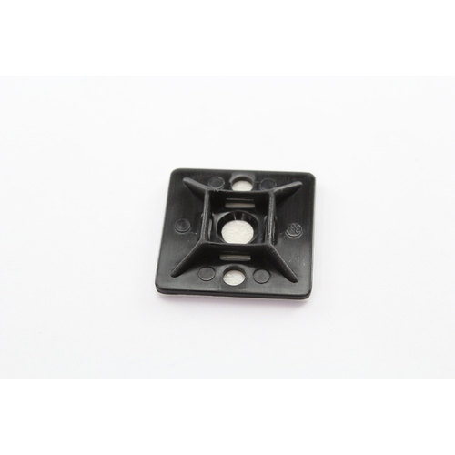 NARVA 56448 CABLE TIE MOUNTS - BLACK UV WEATHER RESISTANT 28mm x 28mm - 100 PACK