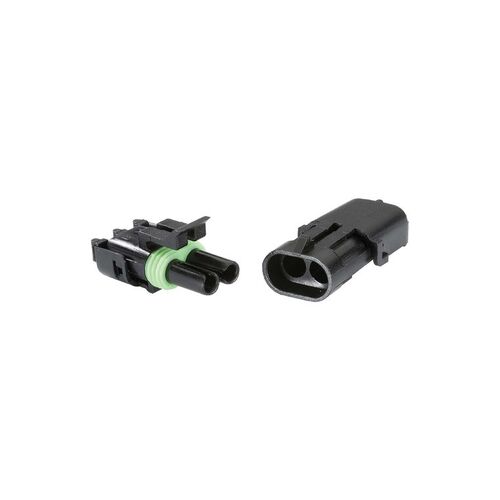 NARVA 56472BL WATERPROOF CONNECTOR 2 WAY 20 AMP WITH TERMINALS & SEALS x1