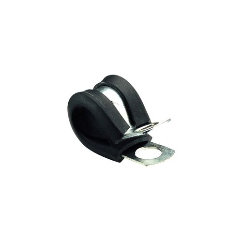 NARVA 56480 PIPE CABLE SUPPORT CLAMPS 10mm STEEL P CLAMP UV RUBBER COVER x1