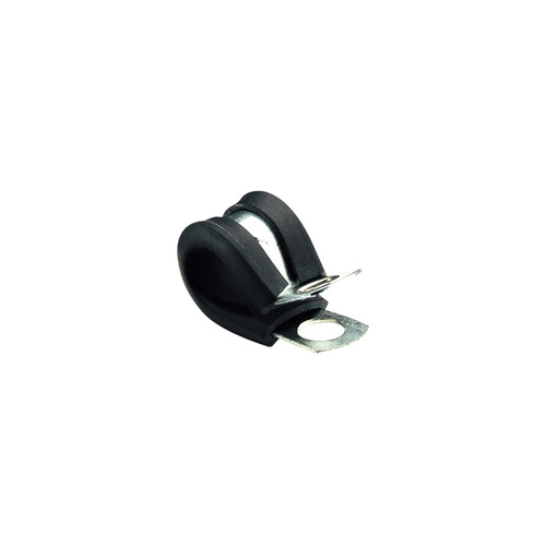 NARVA 56481 PIPE CABLE SUPPORT CLAMPS 13mm STEEL P CLAMP UV RUBBER COVER x10
