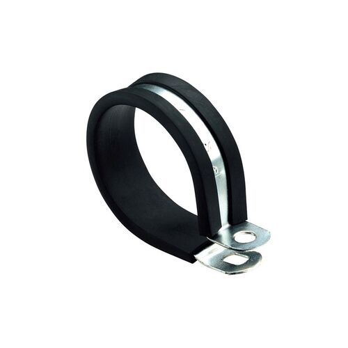 NARVA 56490 PIPE CABLE SUPPORT CLAMPS 50mm STEEL P CLAMP UV RUBBER COVER x10