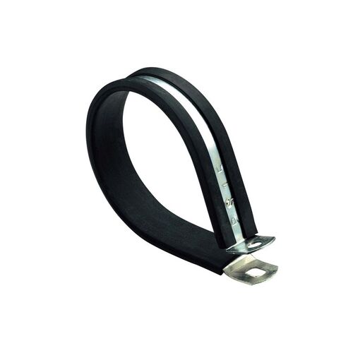 NARVA 56492 PIPE CABLE SUPPORT CLAMPS 60mm STEEL P CLAMP UV RUBBER COVER x10