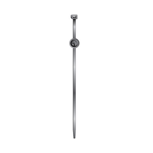 NARVA BLACK CABLE TIES WITH FIR TREE MOUNT 4.8mm x 300mm - 100 PACK 56902