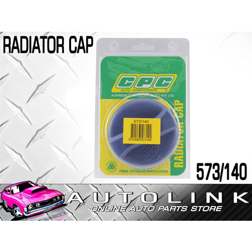 CPC RADIATOR CAP FOR VOLKSWAGON POLO MK3 MK4 1.4lt 4CYL 9/2000 - 10/2005