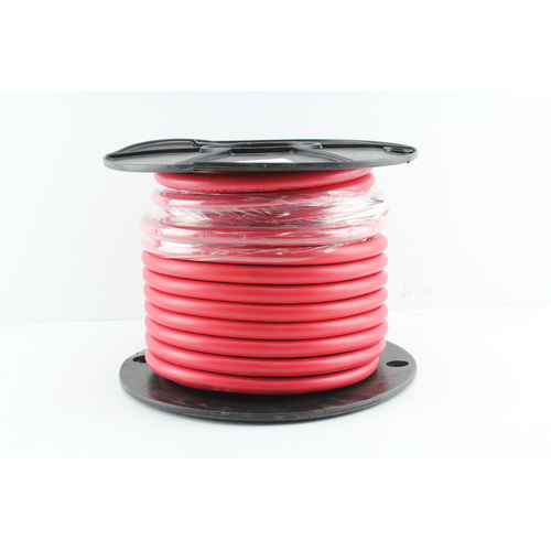 NARVA SINGLE CORE - BATTERY & STARTER CABLE RED 00 B&S 390 AMPS 15 METRE ROLL