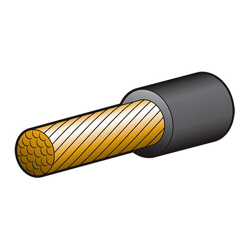 NARVA SINGLE CORE - BATTERY & STARTER CABLE BLACK 3 B&S 215 AMP SOLD PER METRE