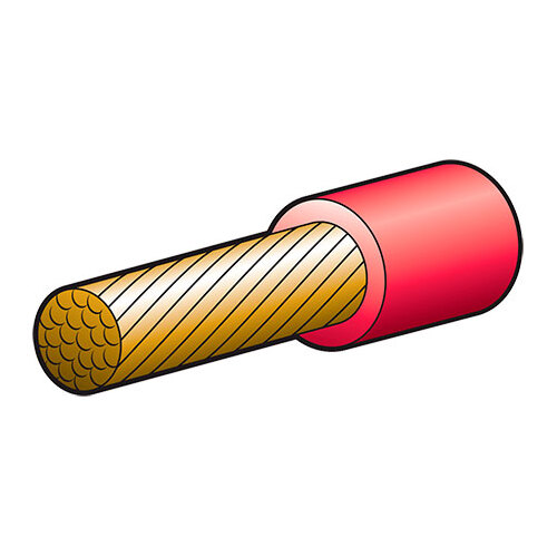 NARVA SINGLE CORE - BATTERY & STARTER CABLE RED 3 B&S 215 AMP SOLD PER METRE