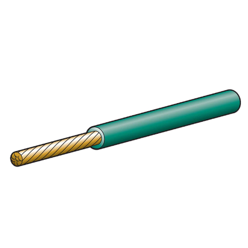 Narva Single Core Cable - Green 10 Amp 3mm Sold Per Metre (5813-30GN)