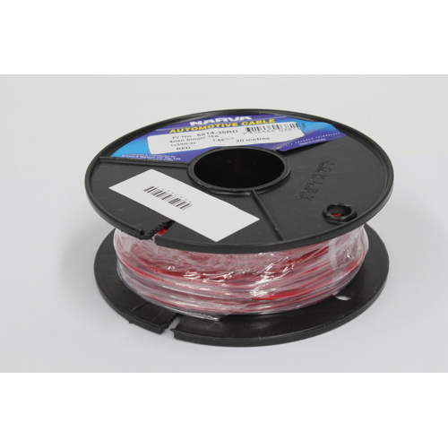 Narva 5814-30RD Single Core Cable Red 15 Amp 4mm 30 Metre Roll