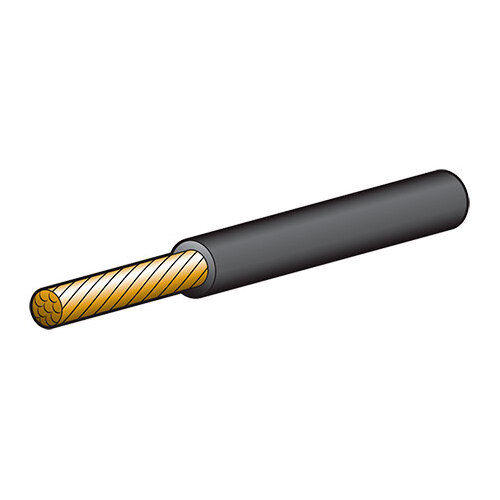Narva Single Core Cable - Black 25 Amp 5mm ***Sold Per Metre*** ( 5815-30bk ) 