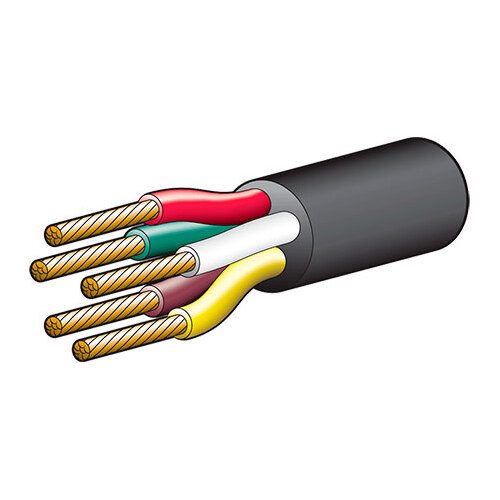 NARVA 5 CORE TRAILER & ROAD TRAIN CABLE 2.5mm DIA, 5 AMP ***SOLD PER METRE***