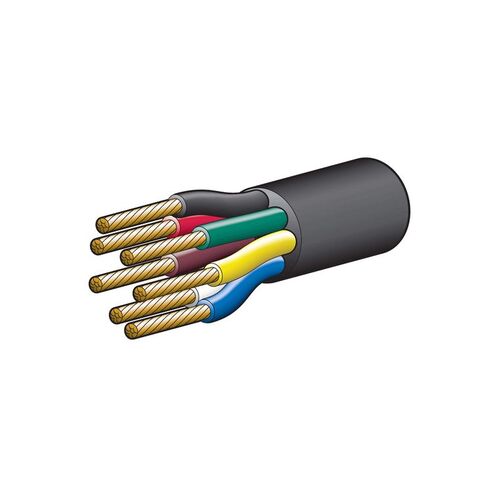 NARVA 7 CORE TRAILER & ROAD TRAIN CABLE 3mm DIA 10 AMP ***SOLD PER METRE***
