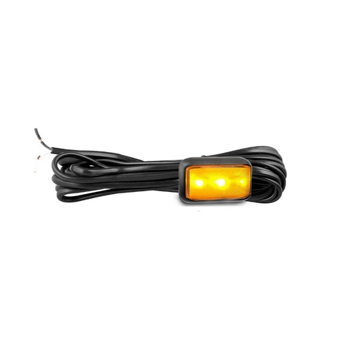 LED Autolamps 58AM3 58 Series Amber Side Marker Indicator Lamp 12-24V 3m Cable