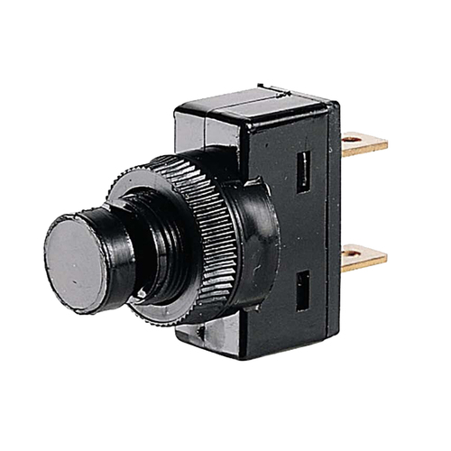 Narva 60040BL Momentary on Push Button Switch - 16A @ 12V 12mm Dia Hole