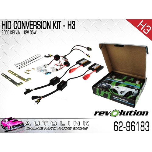 HID CONVERSION KIT 12V H3 FOR HELLA NARVA SPOTLIGHTS DRIVING LIGHTS SLIM 35W