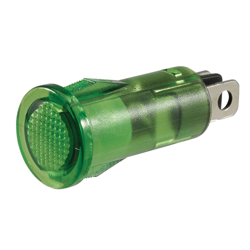 Narva 62028BL Pilot Lamp - Green Led L.E.D .02A 12V Mount Hole 12.5mm Dia