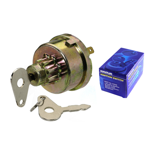 Narva 4 Position Ignition Switch for Massey Ferguson Equipment 20mm Dia Mount