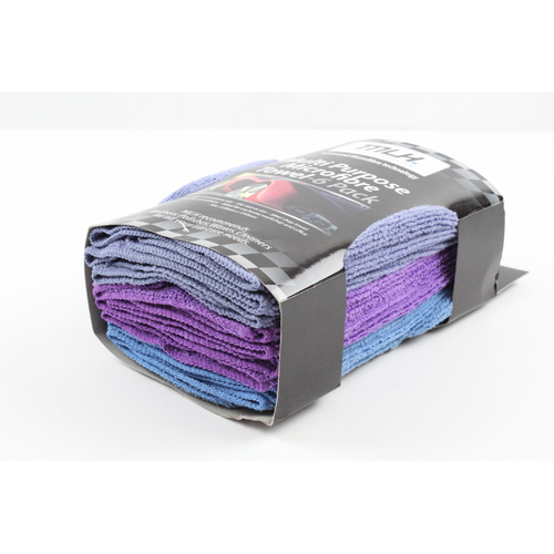 MLH 64MLH800 MICROFIBRE DETAILING TOWEL 6 PACK 350mm x 350mm 6 PACK