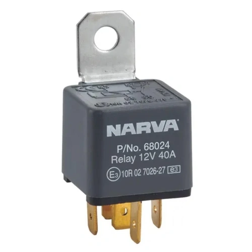 Narva 68024BL Electrical Relay Normal Open 5 Pin 12 Volt 30 Amp 