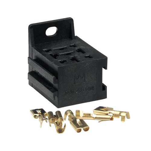 NARVA 68084 RELAY CONNECTOR - FOR 4 OR 5 PIN RELAYS INCLUDES CONNECTORS x1