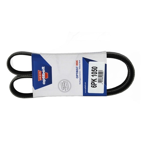 Optibelt Drive Belt 6PK1050 for Volkswagen Golf 4cyl 1.9L BXE TDI Diesel 04-09