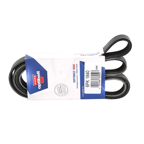 Optibelt Drivebelt for Mazda 2 1.5L 4Cyl 9/2007-10/2014 6PK1840O