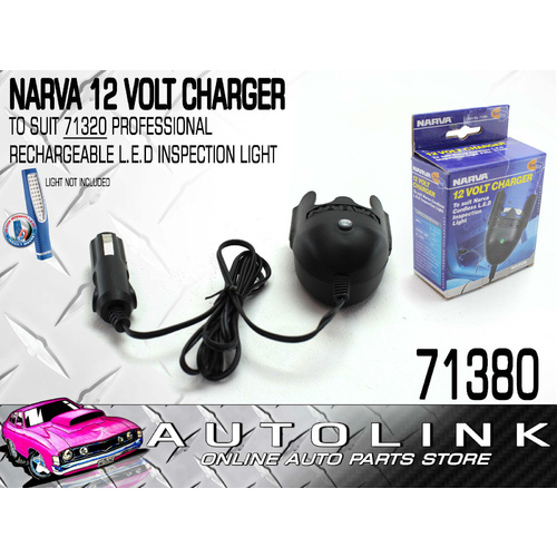 NARVA 71380 CHARGER FOR 71320 RECHARGEABLE LED INSPECTION WORK LIGHT