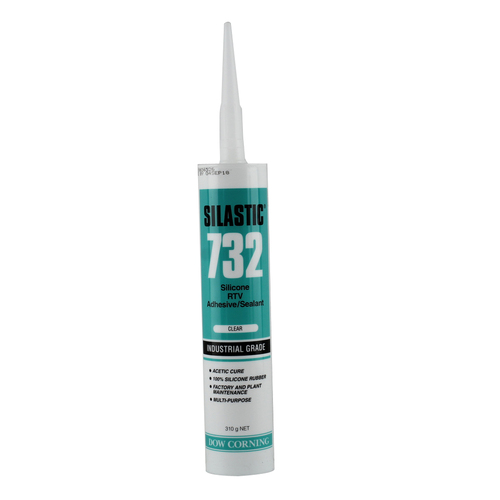 Dow Corning 732 Clear RTV Gasket Silastic Sealant Multi-Purpose 310g Box of x12