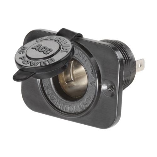 NARVA 81026BL HEAVY DUTY CIGARETTE LIGHTER SOCKET WITH DUST COVER 12 OR 24 VOLT