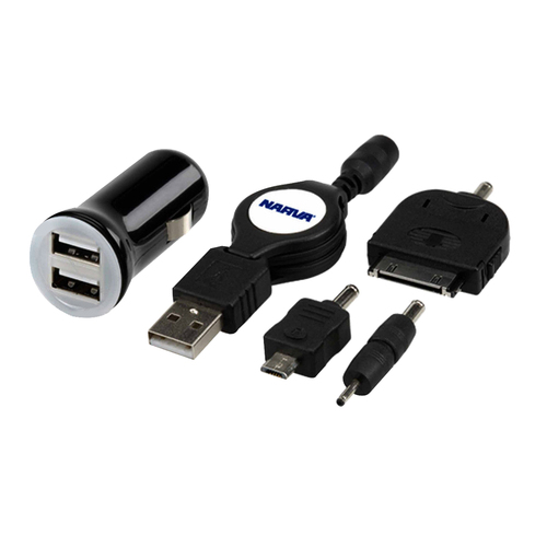 NARVA USB LIGHTER TWIN SOCKET GPS SMARTPHONE IPHONE 4 CARAVAN 4X4 4WD 81054BL