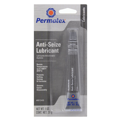 Permatex 81343 Anti Seize Lubricant Temp Range: -60°F to 1600°F 28g