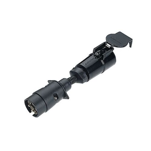 NARVA 82255BL TRAILER ADAPTOR 7 PIN LARGE ROUND SOCKET TO 5 PIN LARGE ROUND 