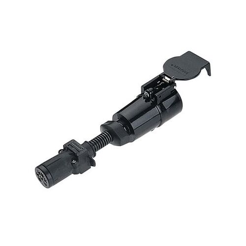 NARVA TRAILER CONNECTOR ADAPTOR 7 PIN SMALL ROUND SOCKET - 7 PIN LARGE ROUND 
