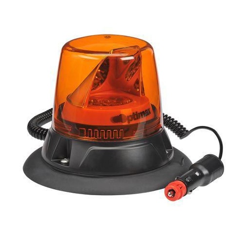 Narva 85668A LED Amber Beacon Optimax 12/24V Magnetic Mount