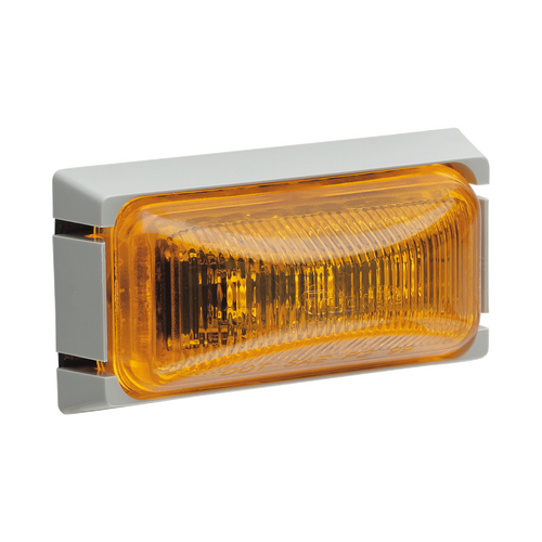 Narva 91552 LED External Cabin Lamp Light Amber Lens 12V .05A 74 x 38mm