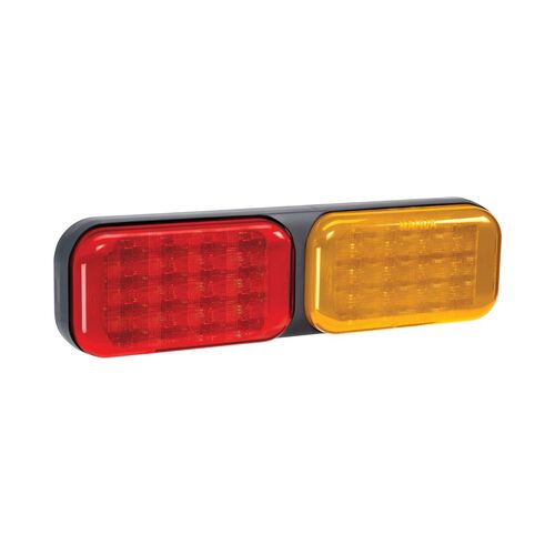  NARVA LED REAR DIRECTION INDICATOR AND STOP / TAIL LAMP GREY HOUSING - PAIR