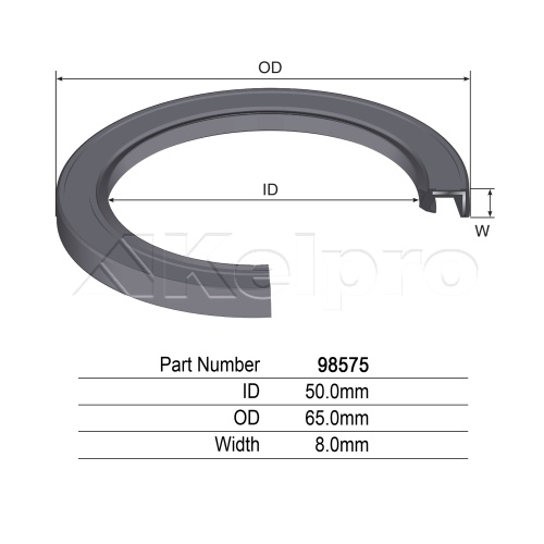 KELPRO 98575 TIMING COVER OIL SEAL FOR HOLDEN CAPTIVA CG 2.2L Z22DI 2011 - 2018