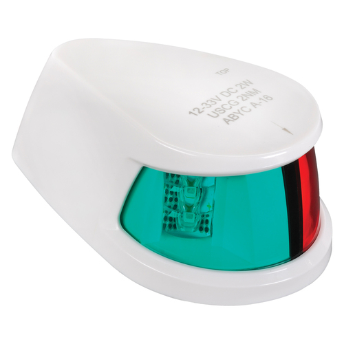 Narva 99080BL Led Marine Bow Port & Starboard Lamp White Colour Lens