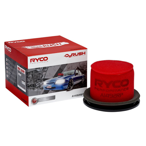 Ryco A1492RP O2 Rush Cone Air Filter for Ford FPV BA BF XR8 GT Boss 260 290 V8