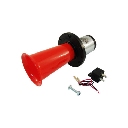 AH-OOO-GAH KLAXON HORN 12V WITH STRONG MOTOR RED HORN AAA-1203-RE