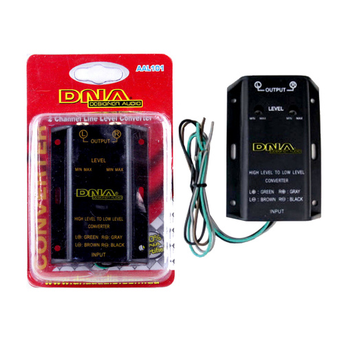DNA Adjustable Line Level Converter - 2 Channel - Speaker to RCA AAL101
