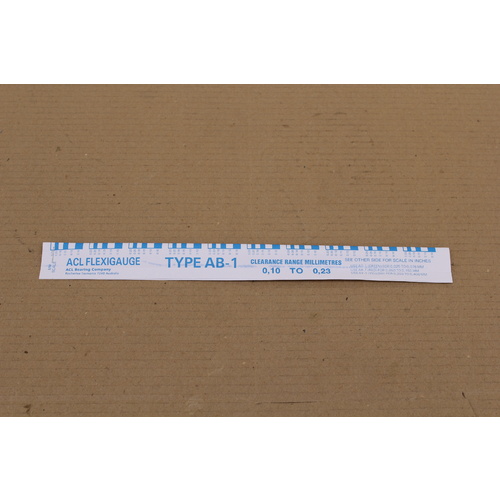 ACL AB-1 BLUE FLEXIGAUGE PRECISION PLASTIC STRIP FOR ENGINE BEARING CLEARANCE x1