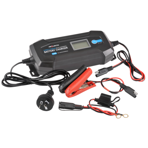 Projecta AC040 12V Automatic 4 Amp 8 Stage Battery Charger Maintainer