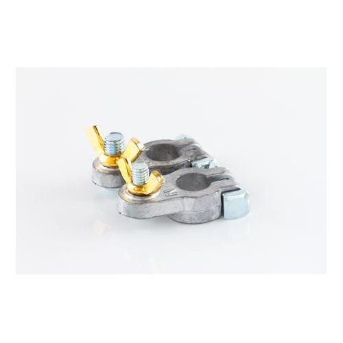 OEX ACX0045BL Positive & Negative Lead Battery Terminals with 8mm Wing Nut Stud