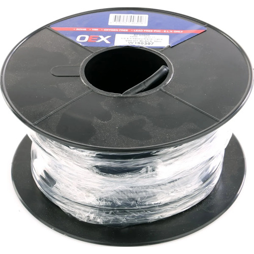 OEX BATTERY CABLE 8 B&S BLACK - 30 METRE ROLL ( ACX0900 )