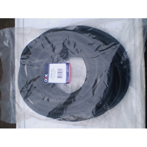 SPLIT CONVOLUTED CORRUGATED SLEEVE TUBING 10mm x 10M ROLL BLACK
