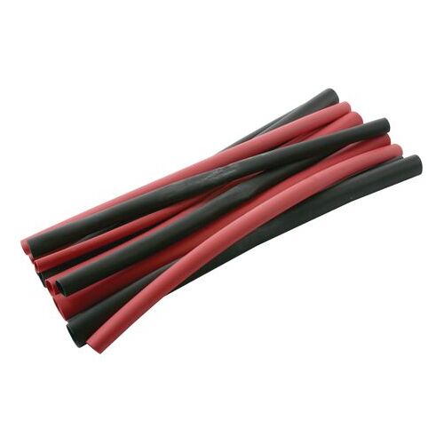 OEX Heat Shrink Assortment Pack Contains 150mm Long of 3.2mm to 6.5mm Red Black